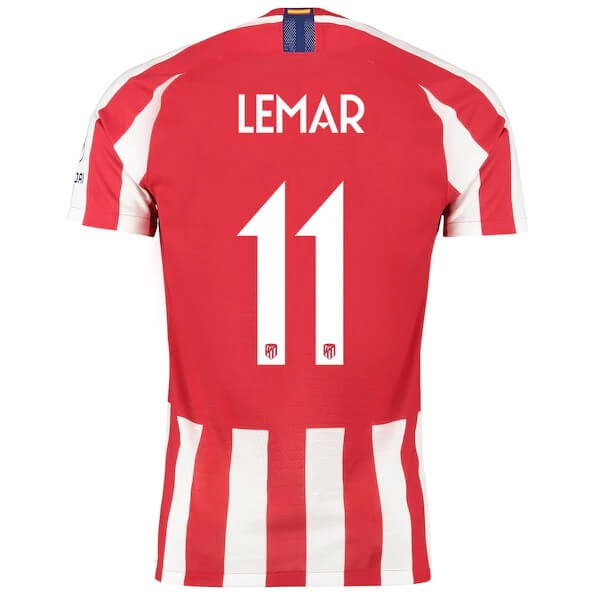 Tailandia Camiseta Atletico Madrid NO.11 Lemar 1ª 2019-2020 Rojo